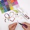 9600pcs Tube Beads Kit Glass Bugle Seed Beads Small Craft Beads for DIY Bracelet Necklaces Crafting Jewelry Making Supplies with Two Crystal String (7mm, 400 Per Color, 24 Colors)